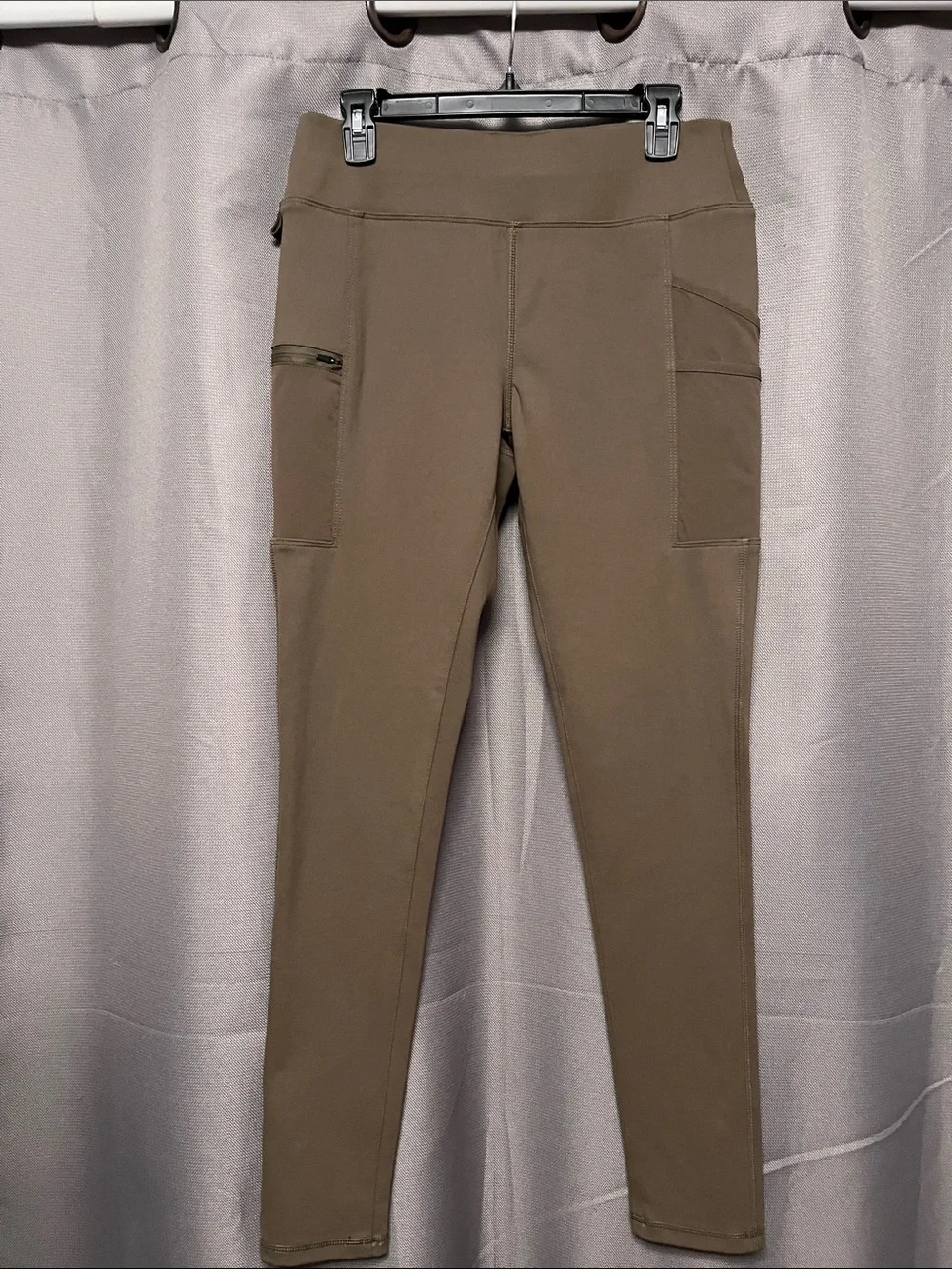 Carhartt Olive Brown Leggings with Utility Pockets - Picture 1 of 8